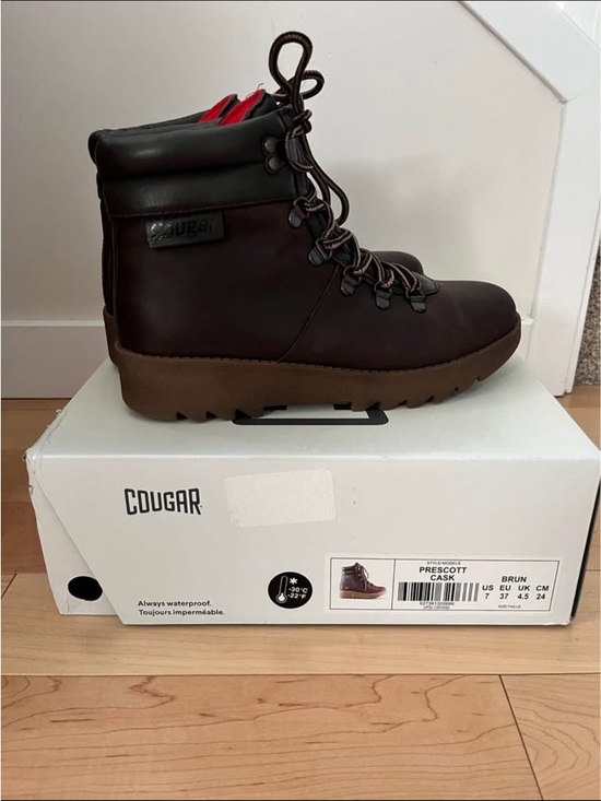 Cougar Shoes - NEW Cougar Prescott Oiled Leather Waterproof Insulated Boots Size 7
